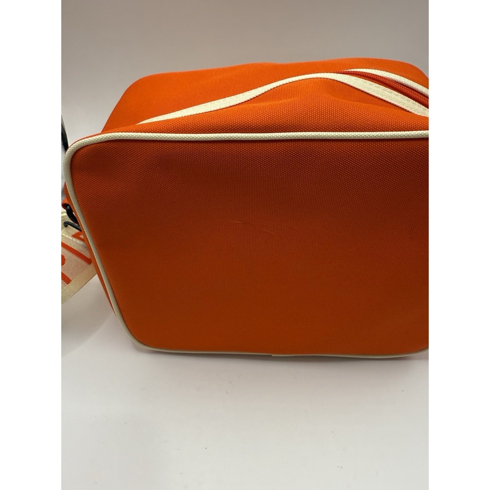 YOUTH TO THE PEOPLE Crossbody Bag in Orange With Logo,‎ Trim & Strap NEW - Picture 4 of 6